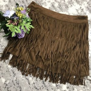 Forever 21 Brown Tassel Shorts Costume Pocahontas